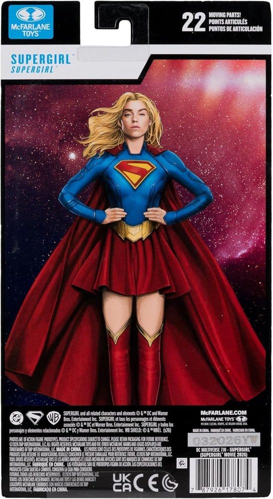 DC Multiverse Actionfigur Supergirl (Hjältedräkt) (Supergirl-filmen 2026) 18 cm