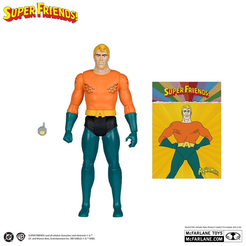 DC Retro Super Friends Action Figur Aquaman 15 cm McFarlane Toys