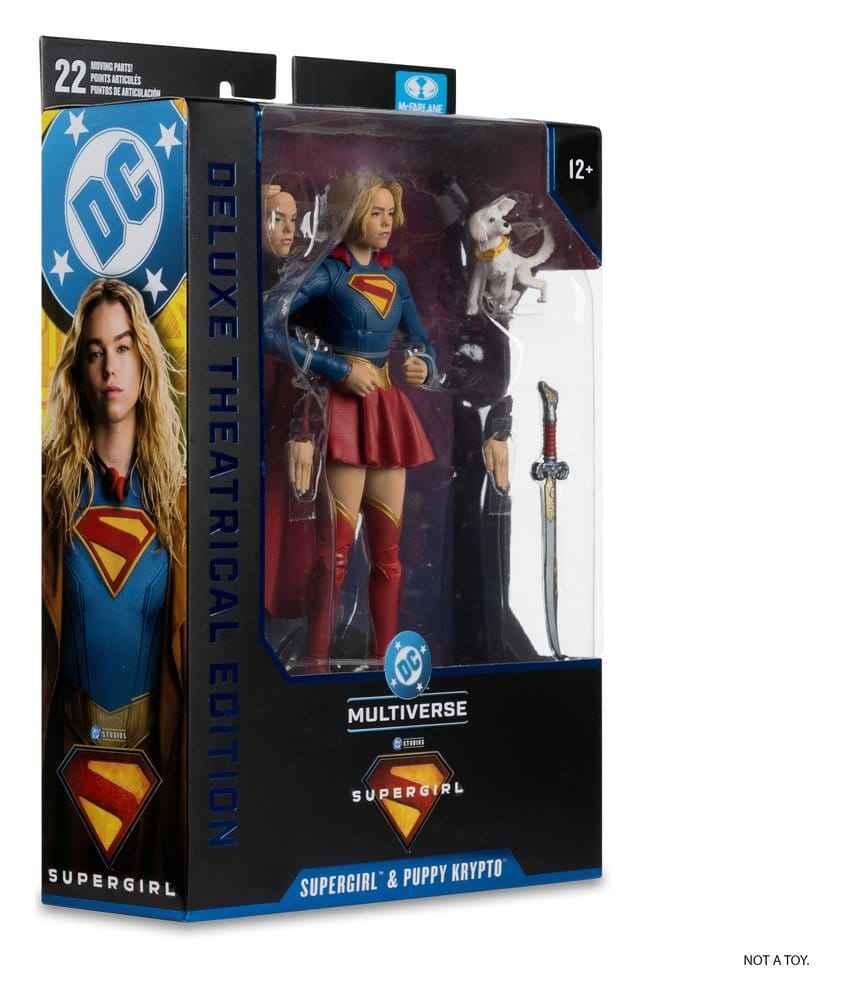Supergirl (2026) DC Theatrical Deluxe Edition Actionfigur Supergirl & Baby Krypto 17 cm