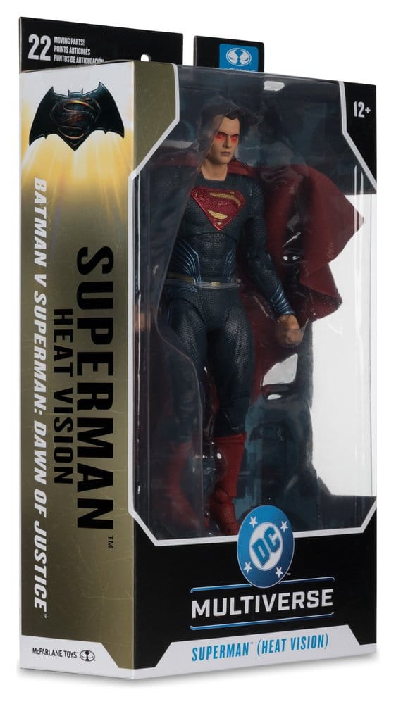 Batman v Superman: Dawn of Justice (2016) DC Multiverse Action Figure Superman (Heat Vision) 7.5"
