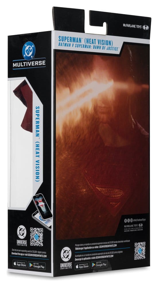 Batman v Superman: Dawn of Justice (2016) DC Multiverse Action Figure Superman (Heat Vision) 7.5"