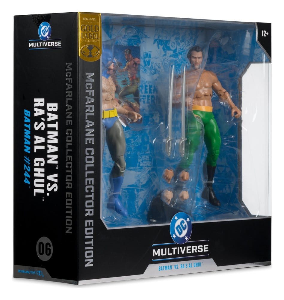 DC Multiverse McFarlane Elite Edition Action Figure 2-Pack Batman vs Ra's al Ghul (Batman #244) (Gold Label) 18 cm