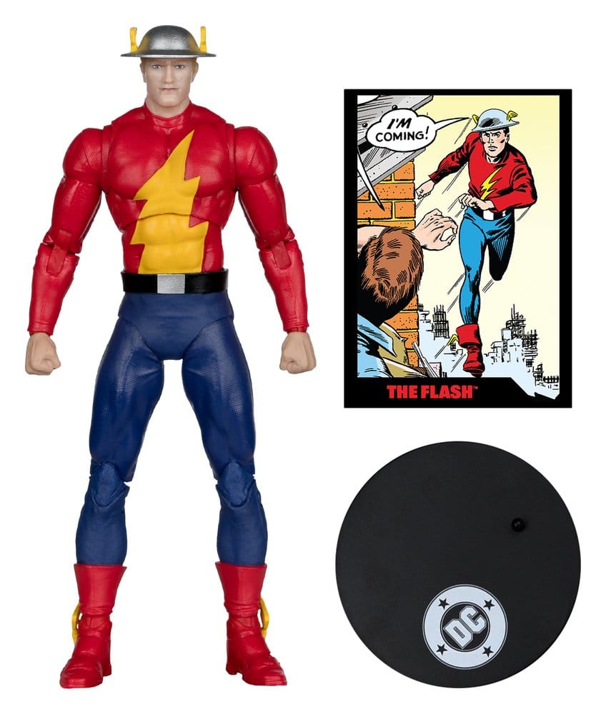 DC Direct Page Punchers The Flash Jay Garrick (The Flash #123) Action Figure (Red Platinum Edition) 18 cm