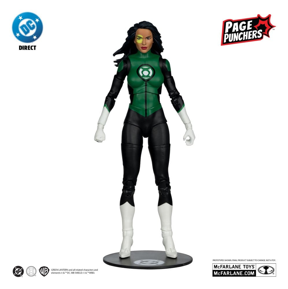 DC Direct Page Punchers Actionfigur Jessica Cruz (Green Lanterns #48) Röd Platina-utgåva 18 cm