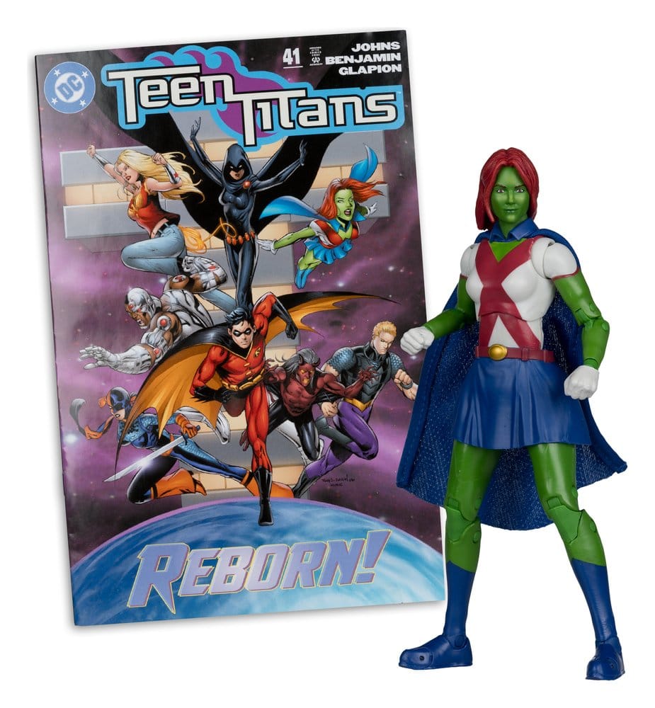 DC Direct Page Punchers Action Figur Miss Martian (Teen Titans #41) (Red Platinum Edition) 17 cm