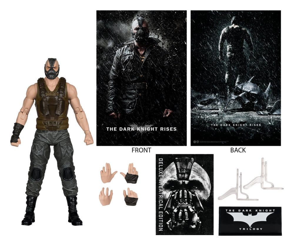 The Dark Knight Rises DC Multiverse Deluxe Teatrala Utgåvan Action Figur Bane 19 cm
