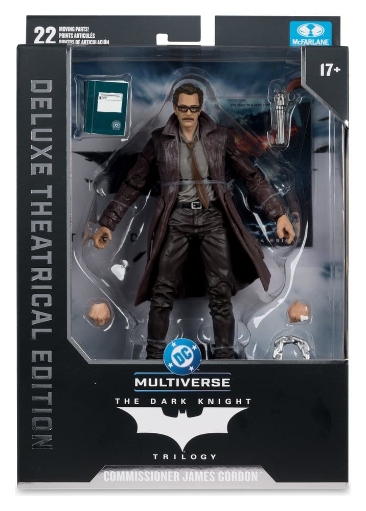 DC Multiverse Action Figure Commissioner James Gordon (The Dark Knight Trilogy) Deluxe Theatrical Edition 18 cm
