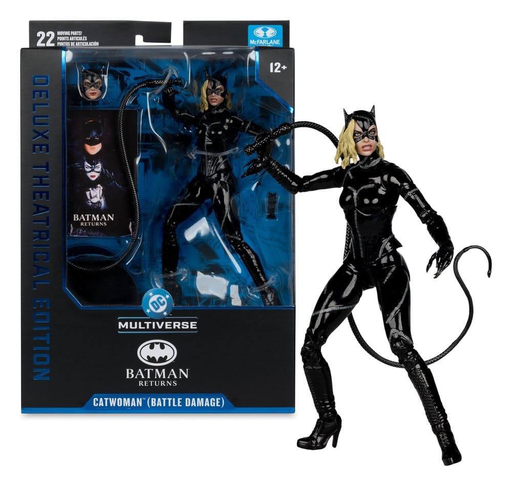 DC Multiverse Action Figure Catwoman (Battle Damage) (Batman Returns) Deluxe Theatrical Edition 18 cm