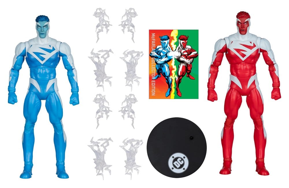DC Multiverse Action Figures 2-Pack Superman Blue vs. Superman Red (Gold Label) 18 cm