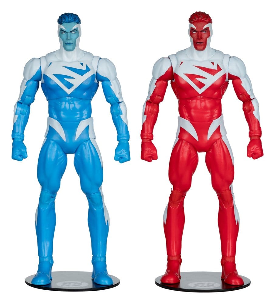 DC Multiverse Action Figures 2-Pack Superman Blue vs. Superman Red (Gold Label) 18 cm