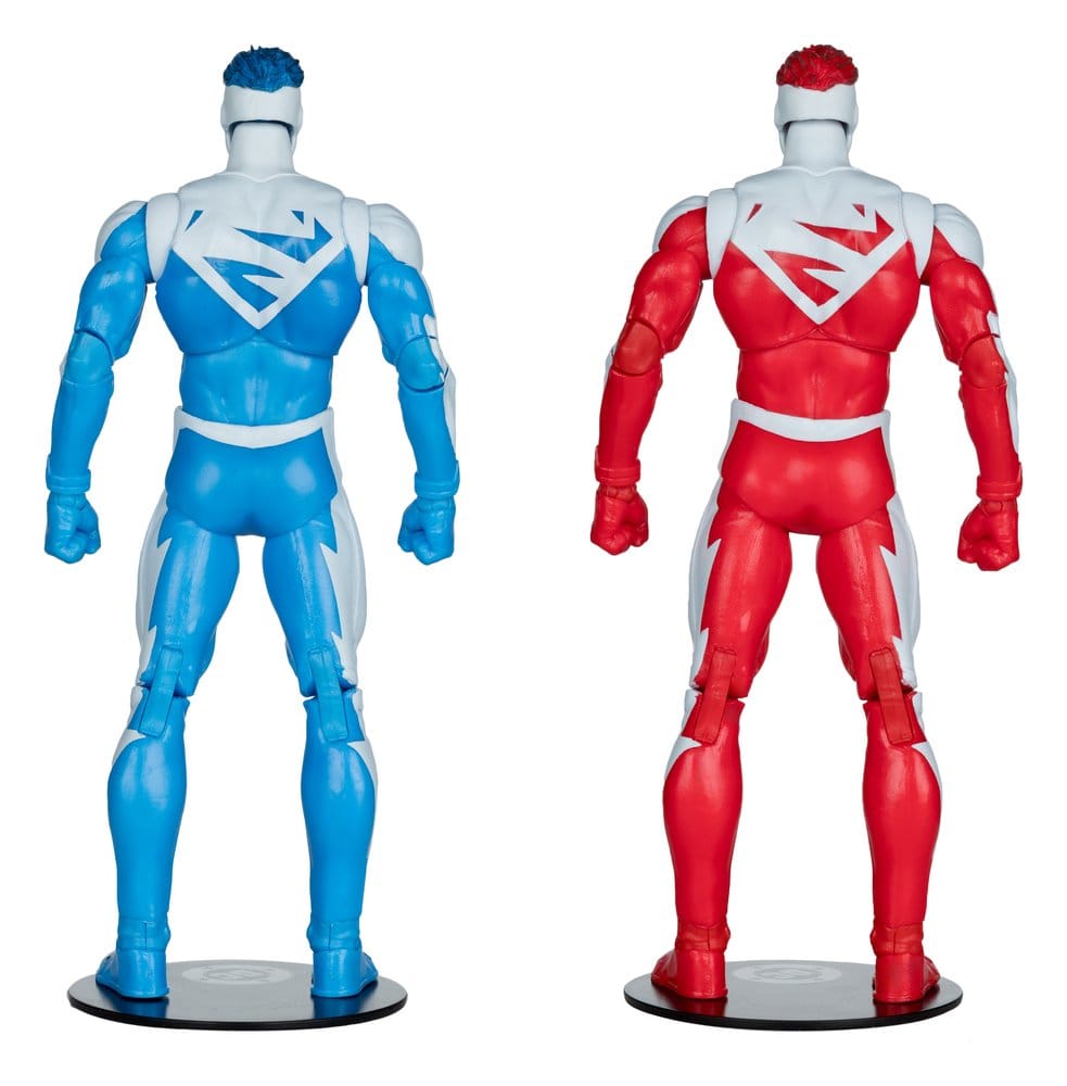 DC Multiverse Action Figures 2-Pack Superman Blue vs. Superman Red (Gold Label) 18 cm