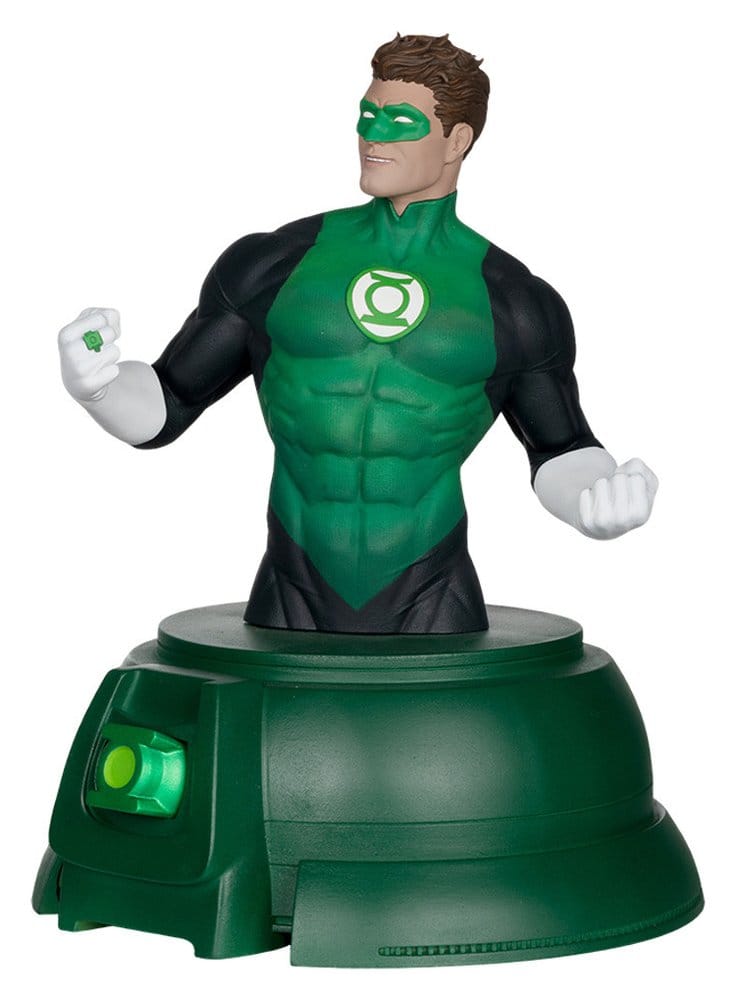 DC Direct Green Lantern byst 1/1 Hal Jordan med Power Ring Prop Replica (Gold Label) 26 cm