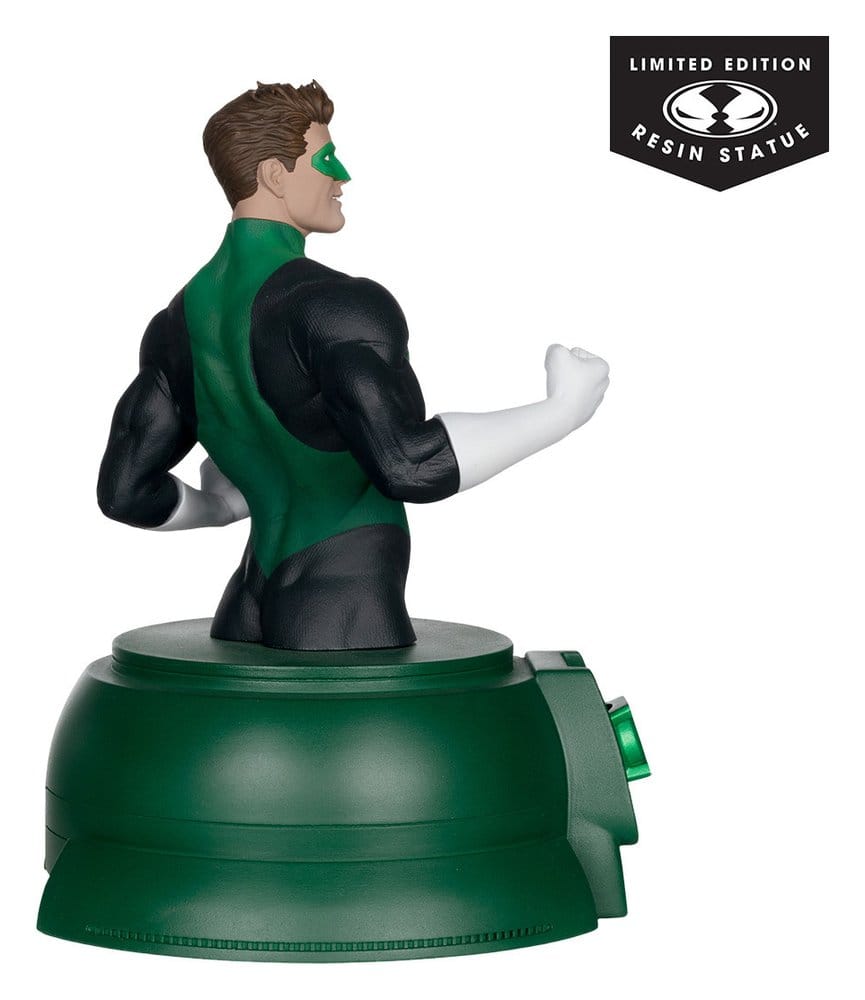 DC Direct Green Lantern byst 1/1 Hal Jordan med Power Ring Prop Replica (Gold Label) 26 cm