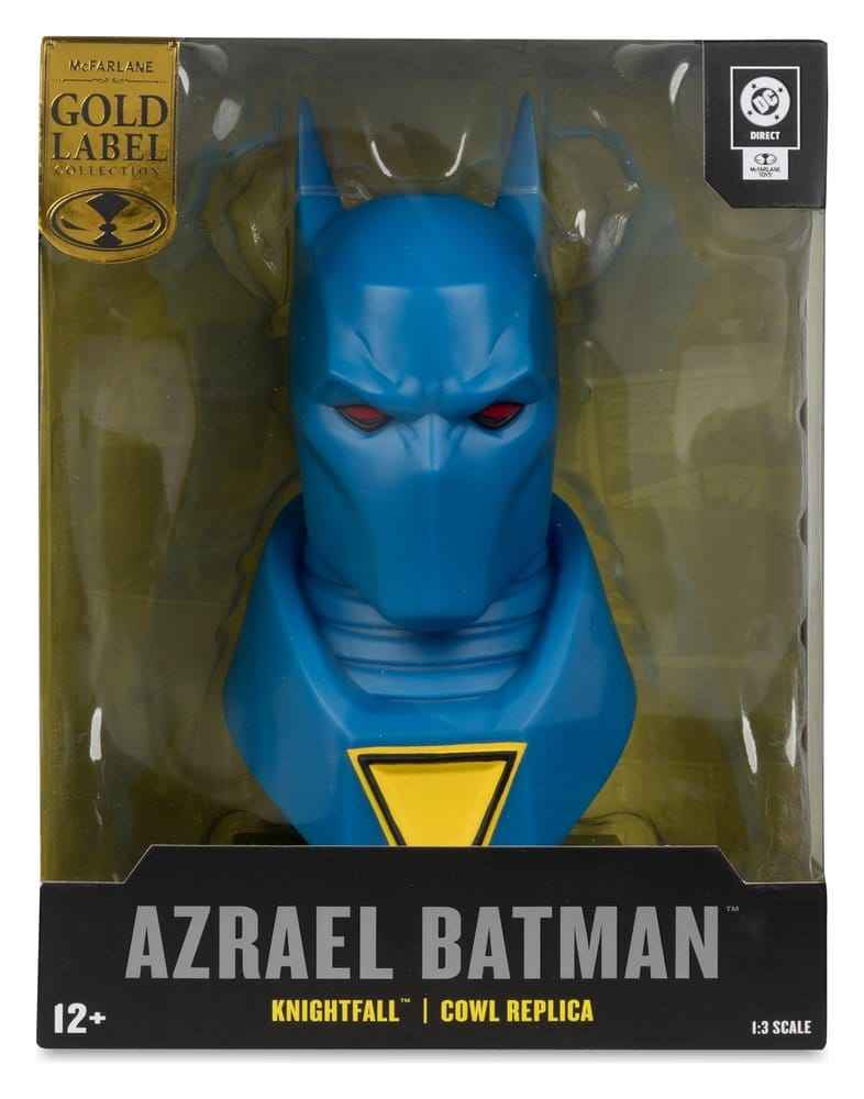 Batman DC Direct Mini-Replica 1/3 Azrael Batman Mask (Batman: Knightfall) (Gold Label Collection) 18 cm