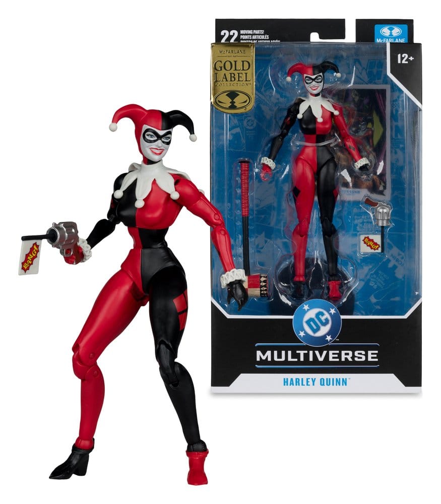 DC Multiverse Action Figure Harley Quinn (DC Classic) (Gold Label) 18 cm