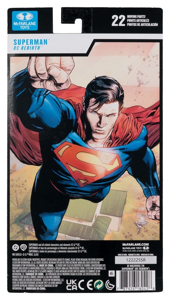 DC Multiverse Action Figur Superman (Rebirth) (Blister Card) 18 cm