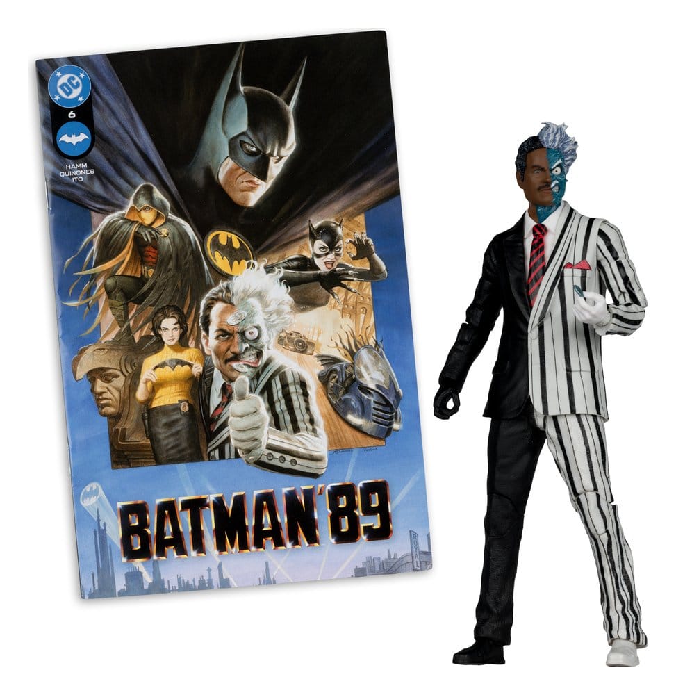 DC Direct Page Punchers Actionfigur Two-Face (Batman 89) Red Platinum Edition 19 cm