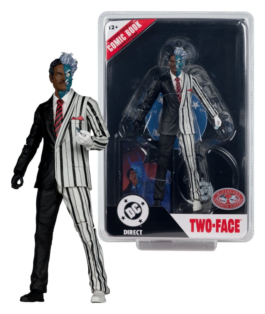 DC Direct Page Punchers Actionfigur Two-Face (Batman 89) Red Platinum Edition 19 cm