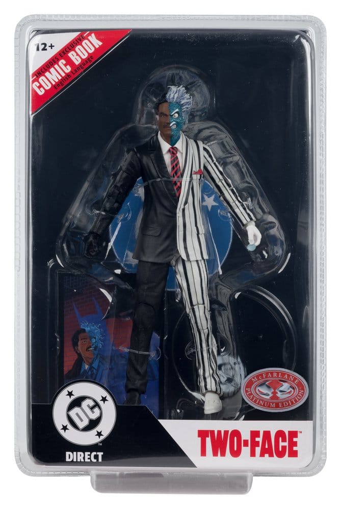 DC Direct Page Punchers Actionfigur Two-Face (Batman 89) Red Platinum Edition 19 cm