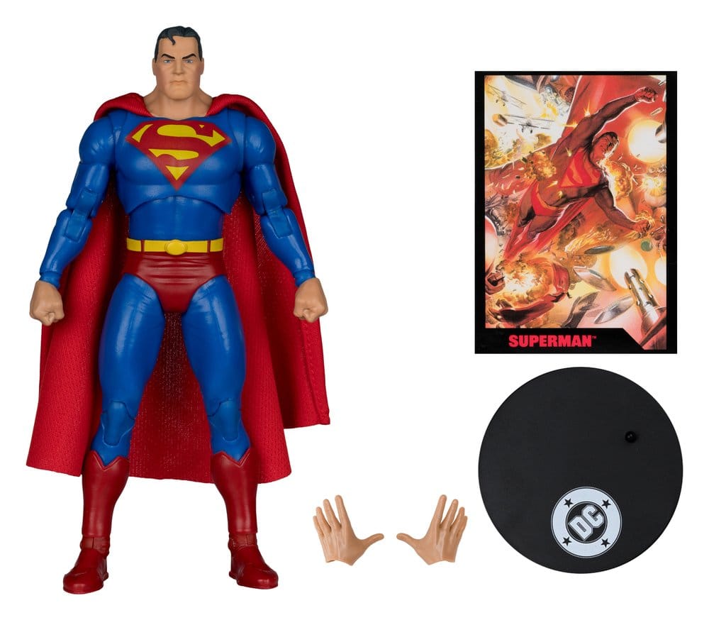 DC Direct Page Punchers Action Figur Superman (Justice #1) (Red Platinum Edition) 19 cm