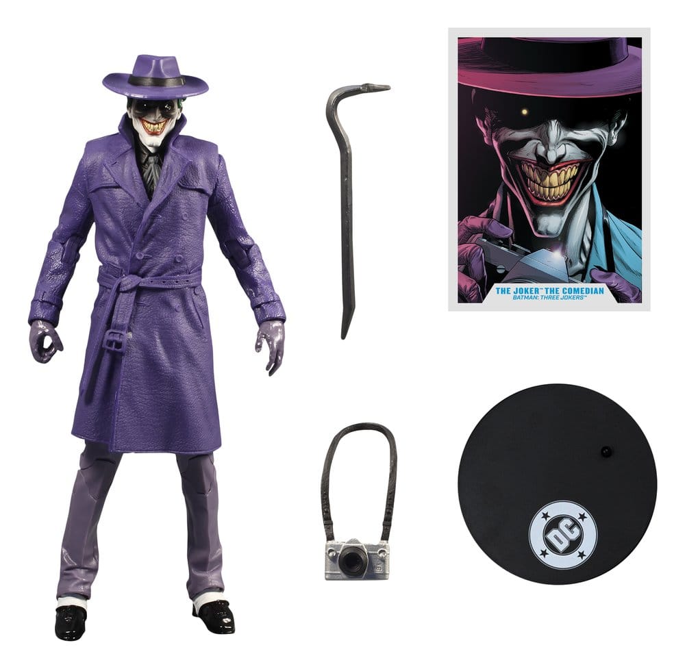 DC Multiverse McFarlane Vault Collection Action Figur The Joker (The Comedian) (Batman: Three Jokers) 18 cm