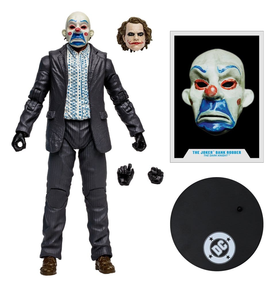 DC Multiverse McFarlane Vault Collection Actionfigur The Joker (Bankrånare) (The Dark Knight) 18 cm