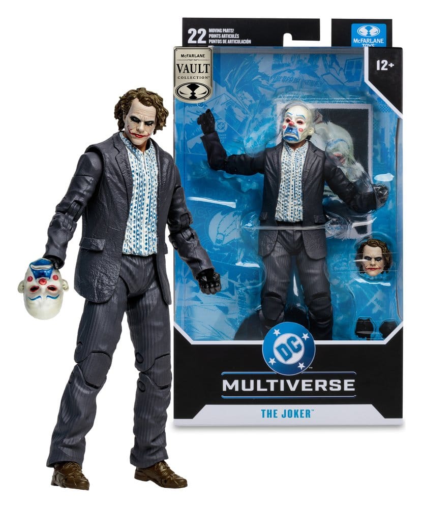 DC Multiverse McFarlane Vault Collection Actionfigur The Joker (Bankrånare) (The Dark Knight) 18 cm