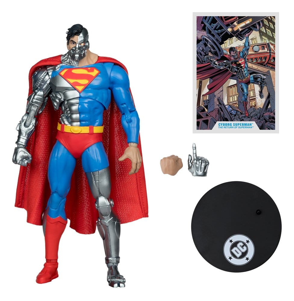 DC Multiverse McFarlane Vault Collection Actionfigur Cyborg Superman (Revenge of the Green Lanterns), 18 cm