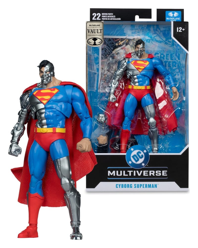 DC Multiverse McFarlane Vault Collection Actionfigur Cyborg Superman (Revenge of the Green Lanterns), 18 cm
