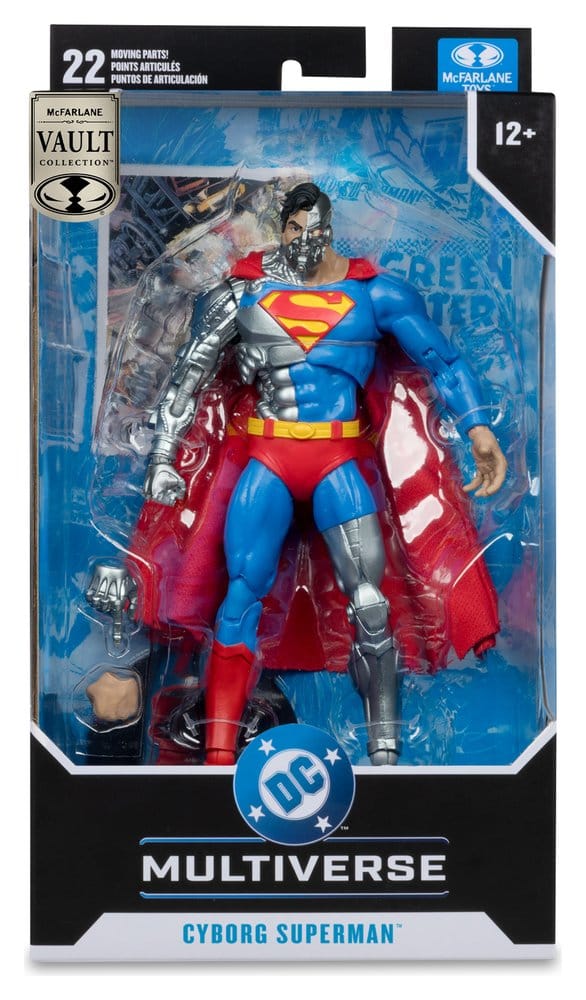 DC Multiverse McFarlane Vault Collection Actionfigur Cyborg Superman (Revenge of the Green Lanterns), 18 cm