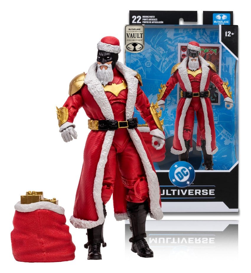 DC Multiverse McFarlane Vault Collection Action Figure Batman (Red Santa Suit) 18 cm