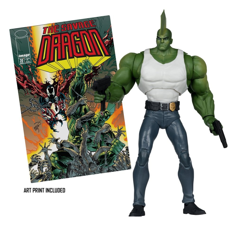 Savage Dragon Image Comics Founders Series McFarlane Elite Edition Action Figur Dragon 20 cm