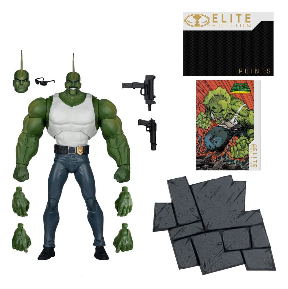 Savage Dragon från Image Comics Founders Series McFarlane Elite Edition Samlarfigur, 20 cm