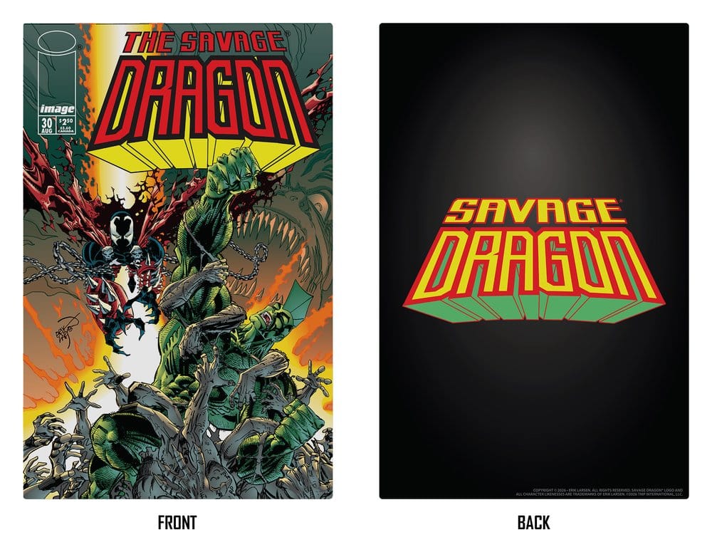 Savage Dragon från Image Comics Founders Series McFarlane Elite Edition Samlarfigur, 20 cm