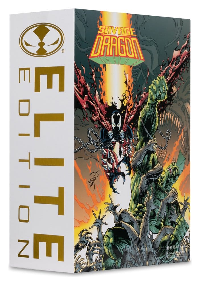 Savage Dragon från Image Comics Founders Series McFarlane Elite Edition Samlarfigur, 20 cm