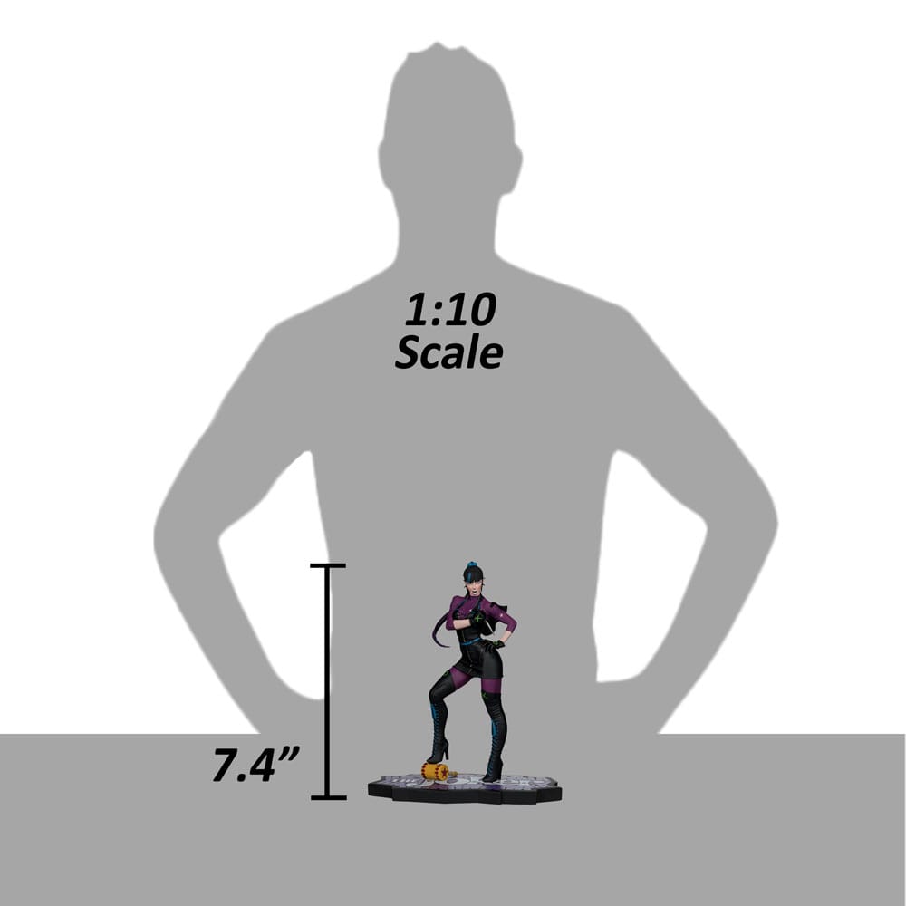 DC Direct Figur 1/10 The Joker Purple Craze: Punchline av Stanley "Artgerm" Lau Limited Edition 19 cm McFarlane Toys