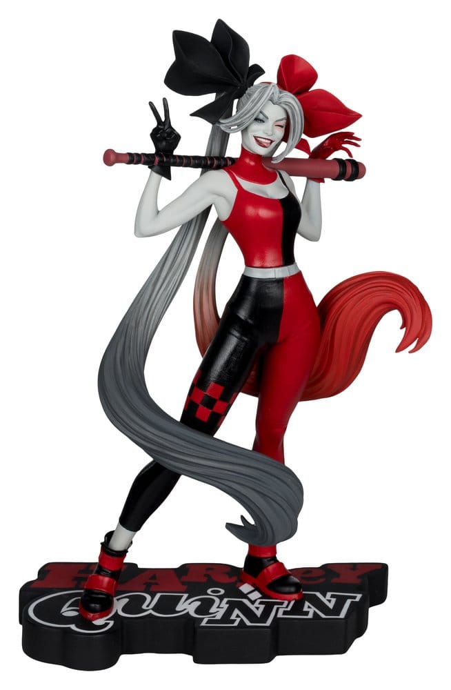 DC Direct Harley Quinn: Röd, Vit & Svart Figur 1/10 Harley Quinn av Alex Garner 21 cm