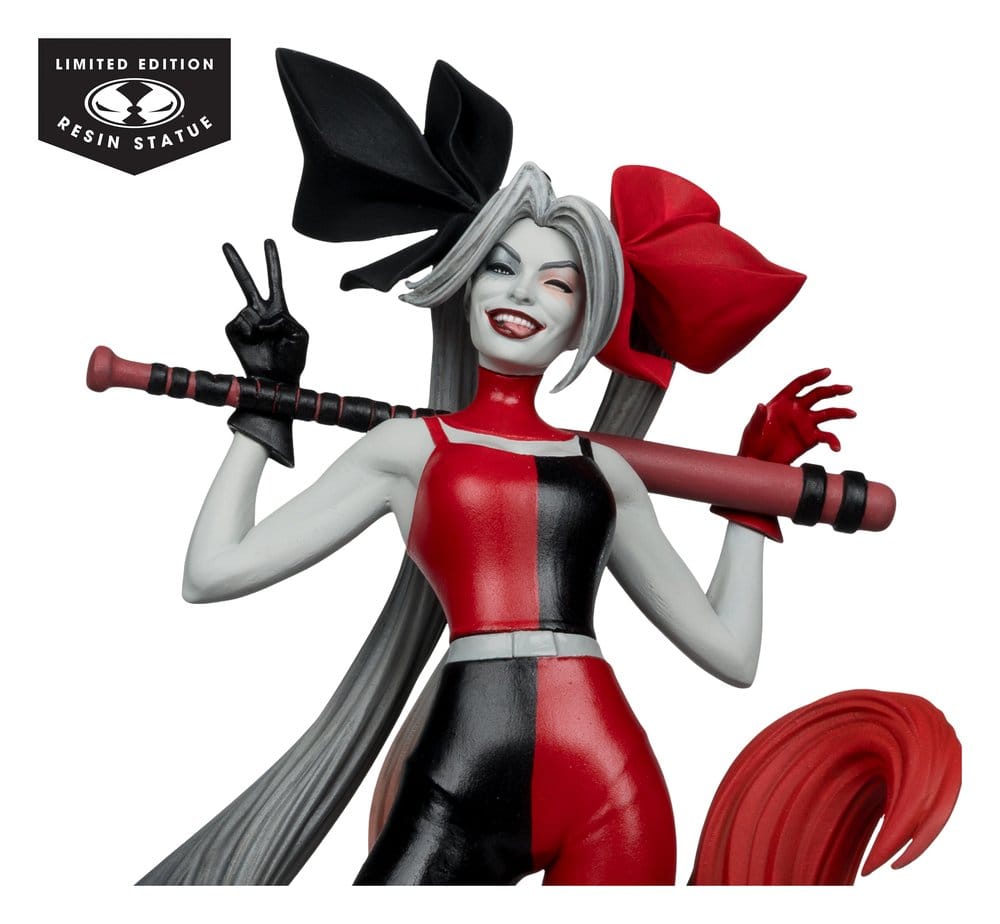 DC Direct Harley Quinn: Röd, Vit & Svart Figur 1/10 Harley Quinn av Alex Garner 21 cm