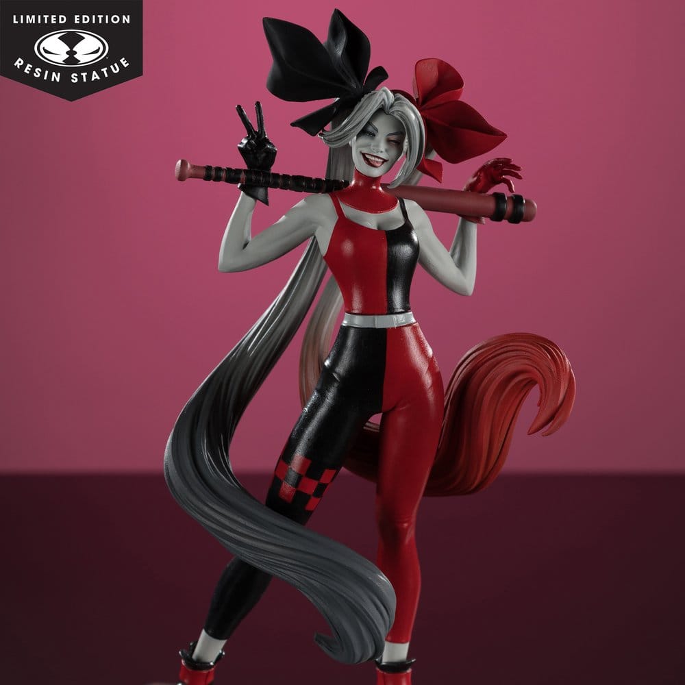 DC Direct Harley Quinn: Röd, Vit & Svart Figur 1/10 Harley Quinn av Alex Garner 21 cm