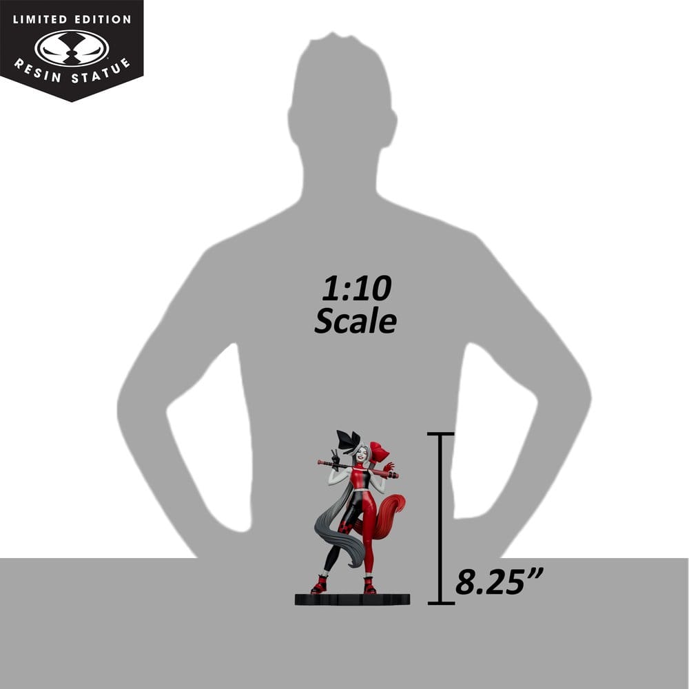 DC Direct Harley Quinn: Röd, Vit & Svart Figur 1/10 Harley Quinn av Alex Garner 21 cm