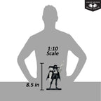 DC Direct Batman: Black & White Figur 1/10 Azrael av Joe Quesada – 21 cm McFarlane Toys