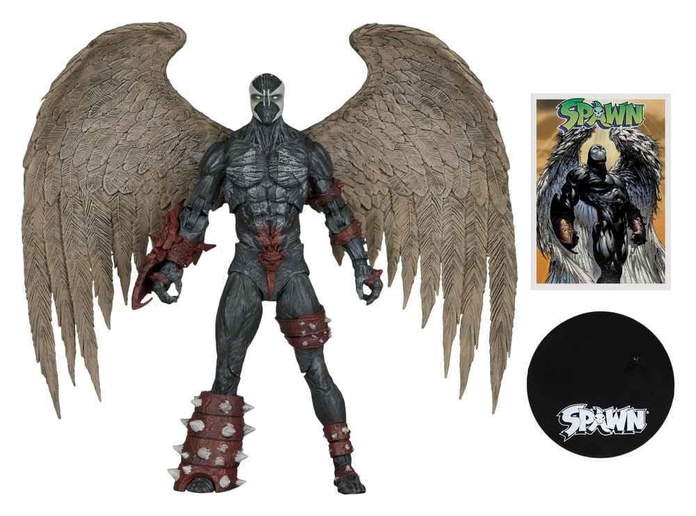 Spawn Leksaksfigur Wings of Redemption Spawn 23 cm - Detaljerad Samlarfigur med Stora Vingar och Displaybas