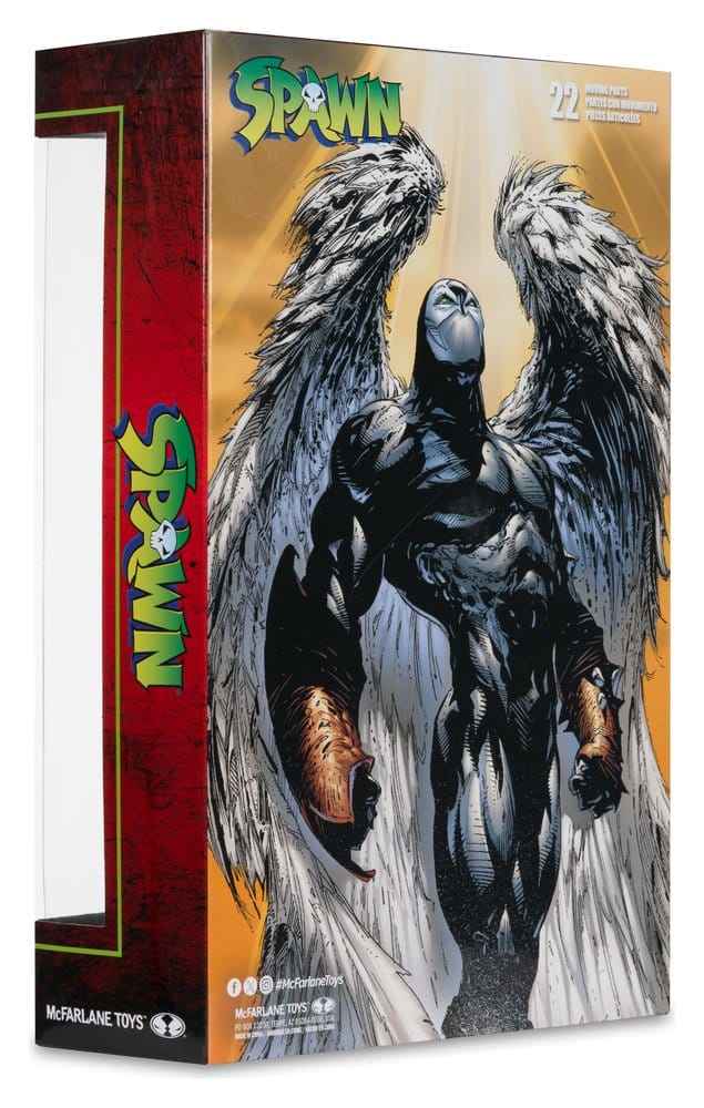 Spawn Leksaksfigur Wings of Redemption Spawn 23 cm - Detaljerad Samlarfigur med Stora Vingar och Displaybas