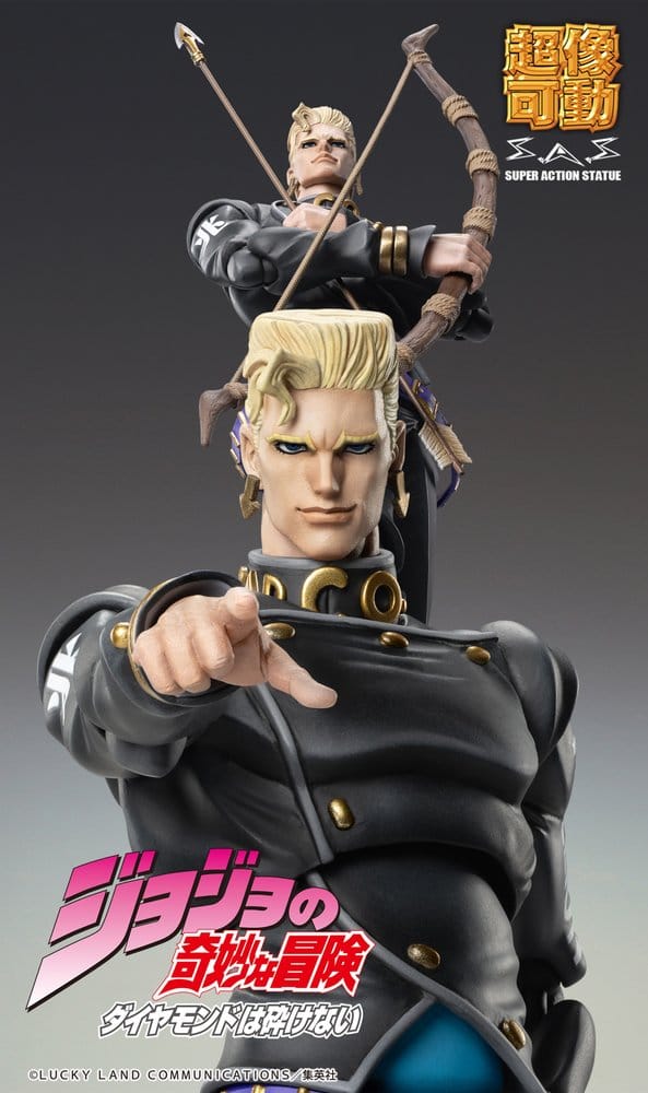 JoJo's Bizarre Adventure: Diamond Is Unbreakable - articulated collectible figure Chozokado Keicho Nijimura & Bad Company 17 cm
