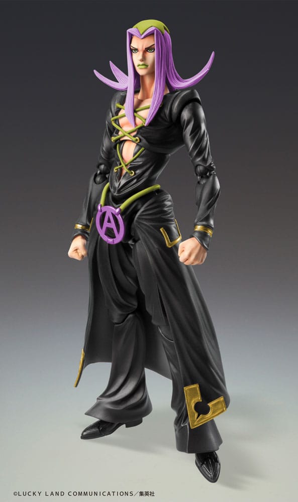 JoJo's Bizarre Adventure Part 5 Super Action Figur Chozokado Leone Abbacchio Black Ver. 16 cm Medicos Entertainment