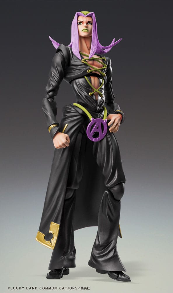 JoJo's Bizarre Adventure Part 5 Super Action Figur Chozokado Leone Abbacchio Black Ver. 16 cm Medicos Entertainment