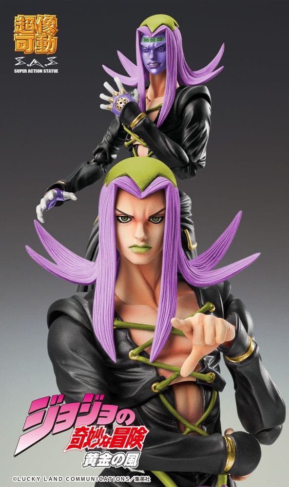 JoJo's Bizarre Adventure Part 5 Super Action Figur Chozokado Leone Abbacchio Black Ver. 16 cm Medicos Entertainment