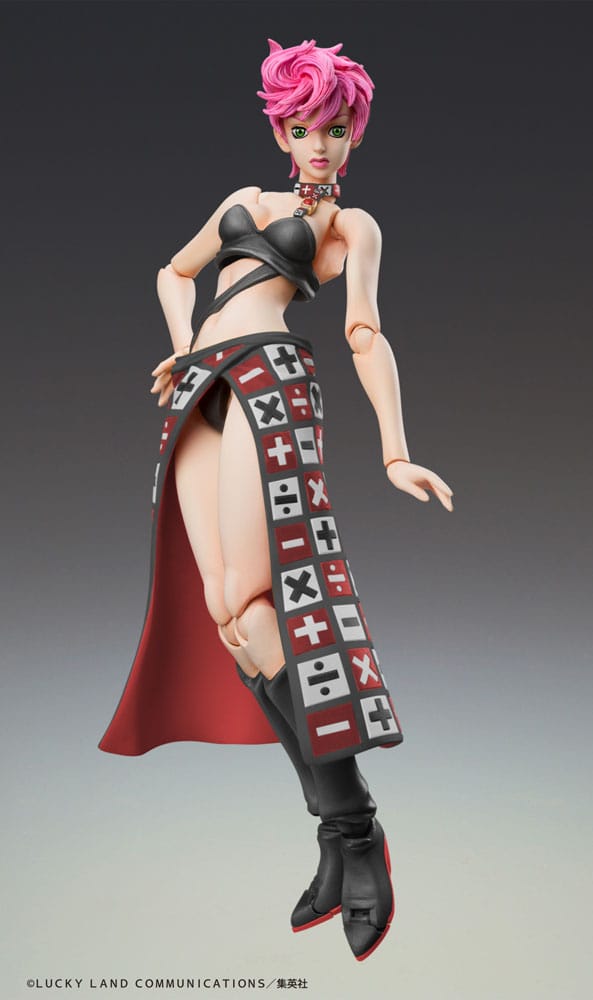 JoJo's Bizarre Adventure Part 5 Super Action Figur Chozokado Trish Una Black Ver. 15 cm Medicos Entertainment