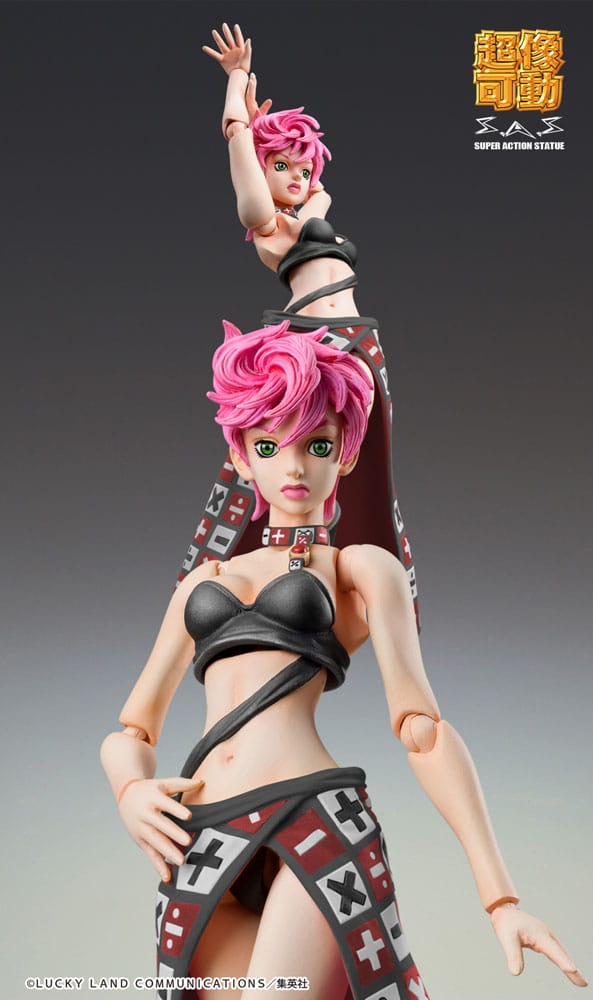 JoJo's Bizarre Adventure Part 5 Super Action Figur Chozokado Trish Una Black Ver. 15 cm Medicos Entertainment