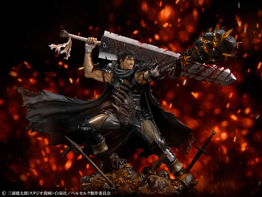 Berserk PVC Staty 1/7 Guts Black Swordsman 26 cm Medicos Entertainment